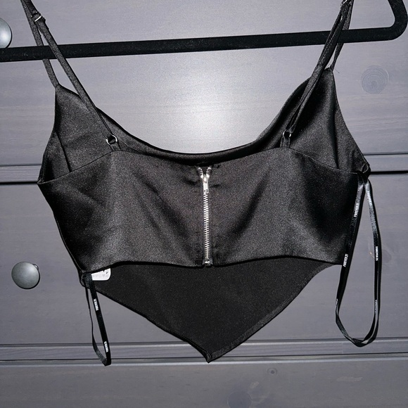 Forever 21 cropped cowl neck top - Picture 2 of 3